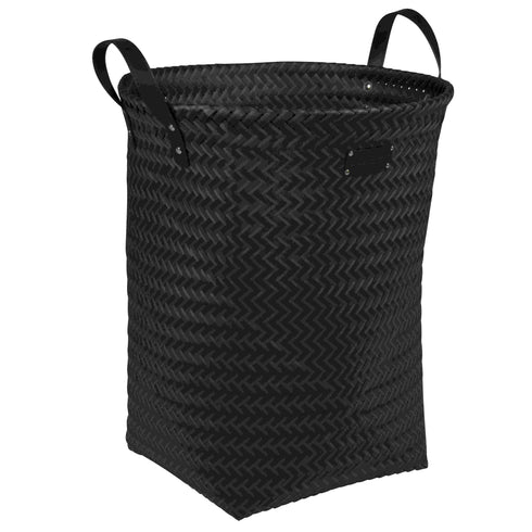 Alina, Laundry Basket, dia40xH50cm, Black/Grey